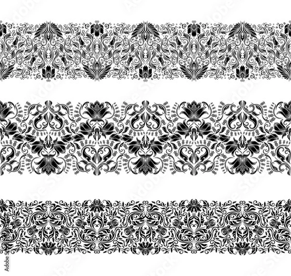 Fototapeta Horizontal elements decoration vector