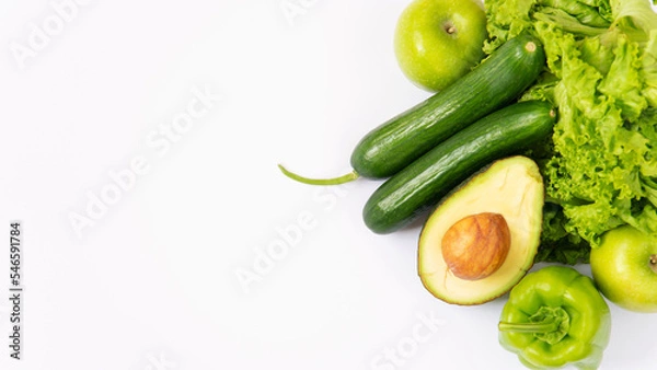 Obraz cucumber and tomato