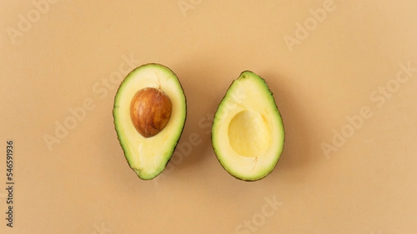 Obraz avocado cut in half