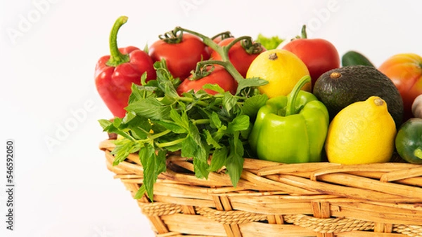 Obraz vegetables in a basket