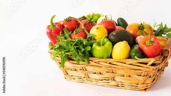 Obraz vegetables in a basket