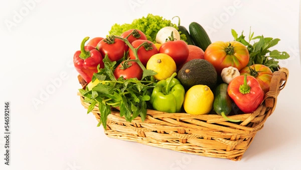 Obraz basket of vegetables