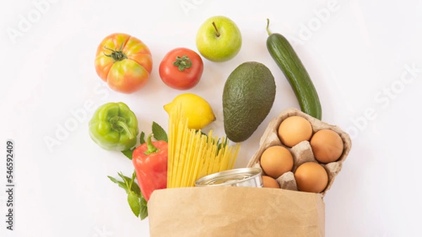 Obraz bag with groceries