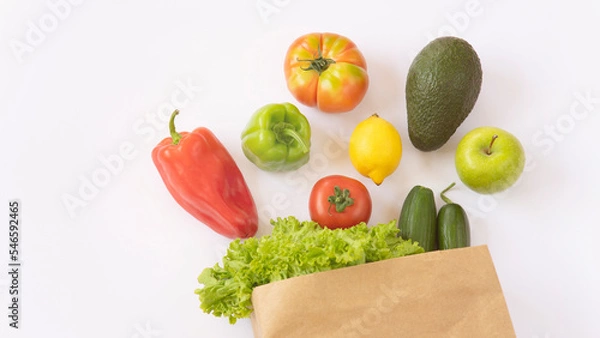 Obraz bag with vegetables