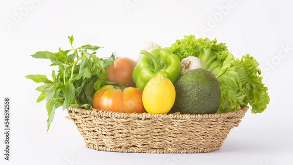 Obraz basket with vegetables