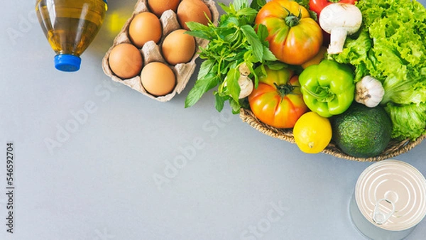 Obraz vegetables on a plate