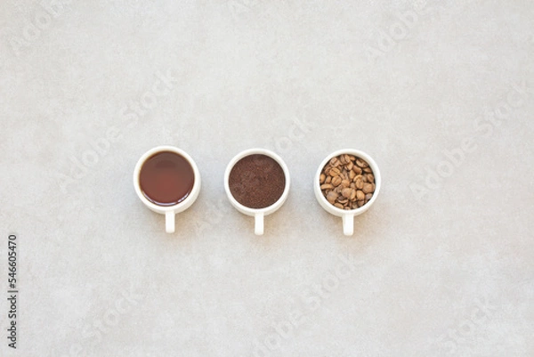 Obraz powder and cinnamon sticks