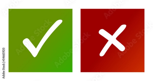 Fototapeta check marks