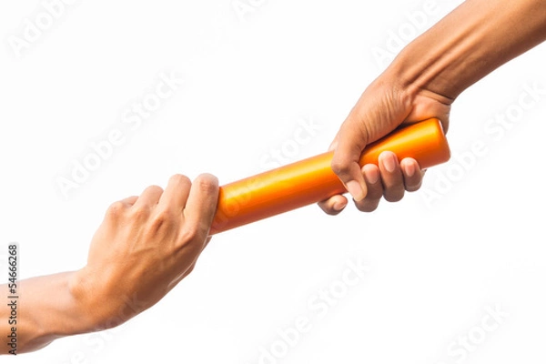 Obraz Przekazywanie pałeczki sztafetowej