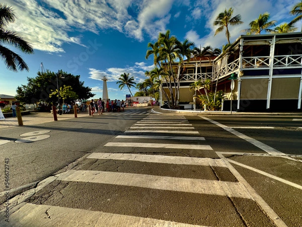 Obraz Lahaina Maui Hawaii Port Street