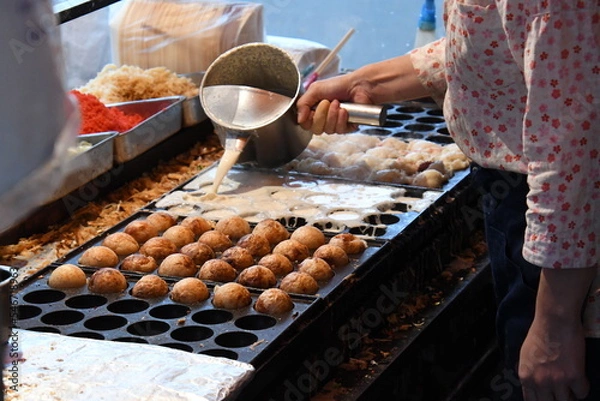 Obraz たこ焼き屋台