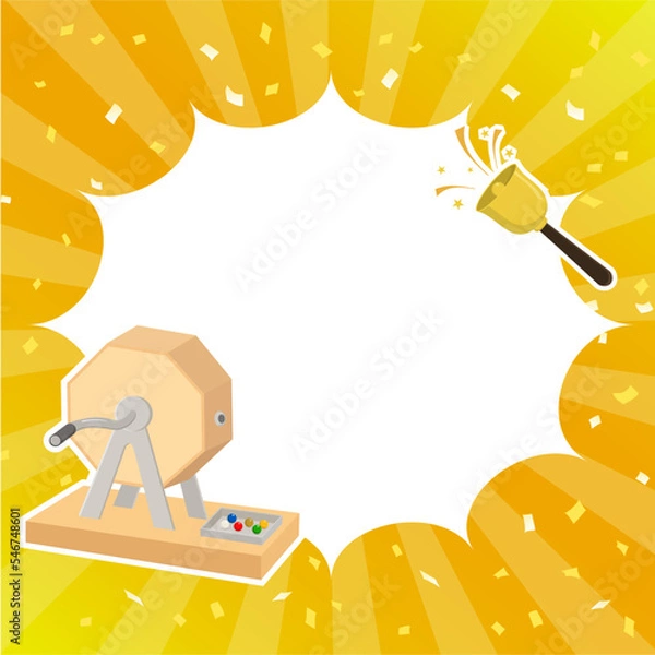 Obraz 大当たりガラポン抽選器　フレーム