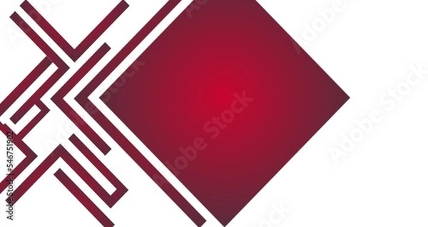 Fototapeta Colorful abstract background with squares and shapes