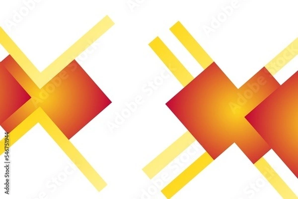 Fototapeta Colorful abstract background with squares and shapes