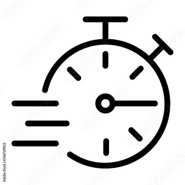 Obraz stopwatch glyph icon