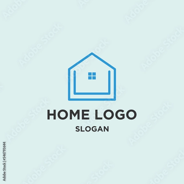 Obraz Home logo template vector illustration design