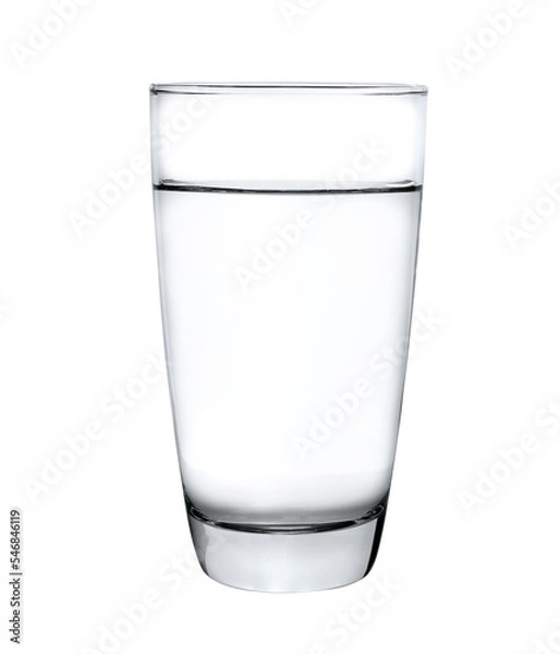 Obraz Glass of water isolated on transparent png