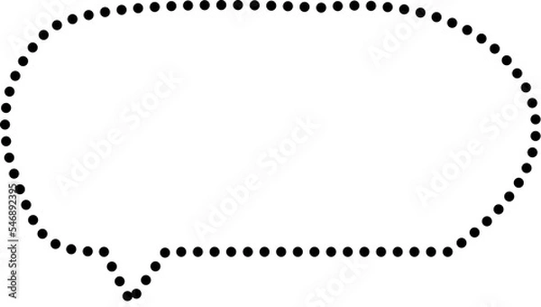 Fototapeta Speech bubble with ellipsis icon in different style vector illustration. two colored and black speech bubble  question text box dotted line line and stroke style can be used