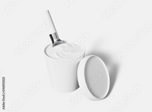 Obraz 3d Ice Cream Pot