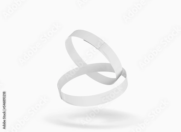 Obraz 3d Floating Paper Wristbands