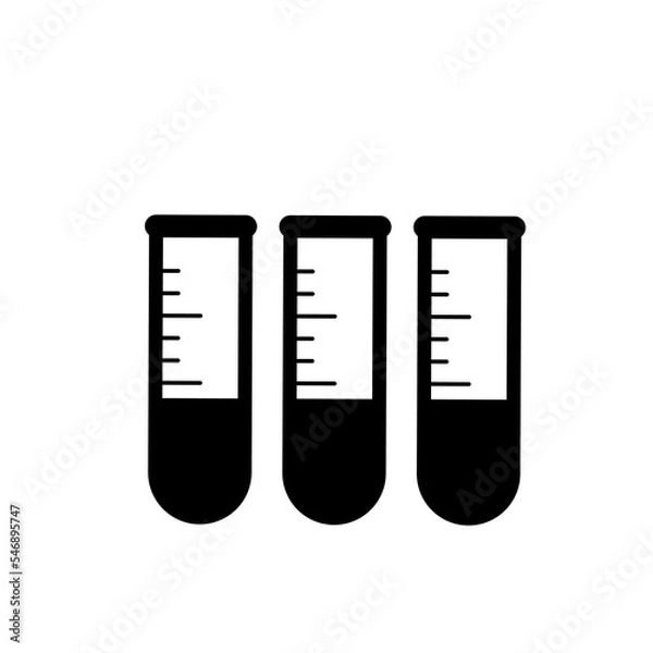 Obraz test tube icon