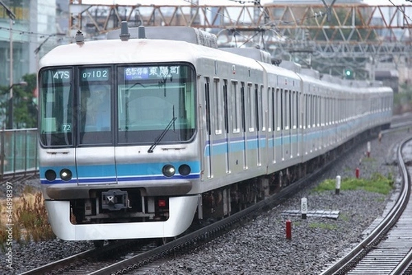 Fototapeta 通勤電車 東京メトロ東西線07系