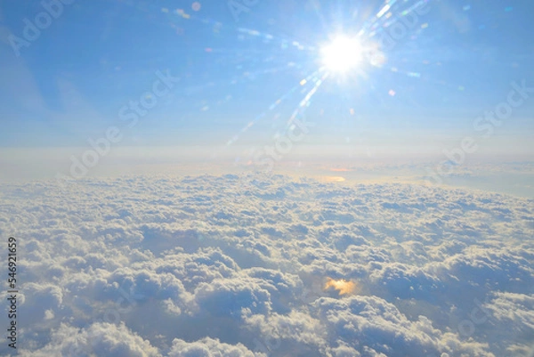 Obraz 飛行機からの景色/空