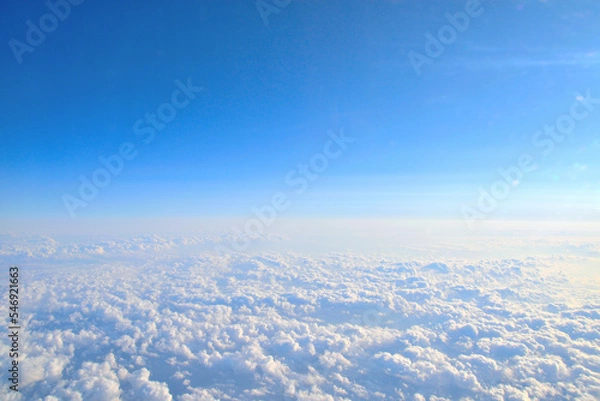 Obraz 飛行機からの景色/空