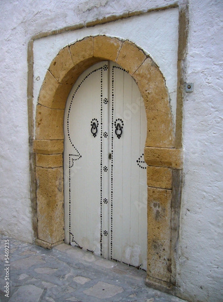 Fototapeta Puerta típica. Hammamet. Túnez