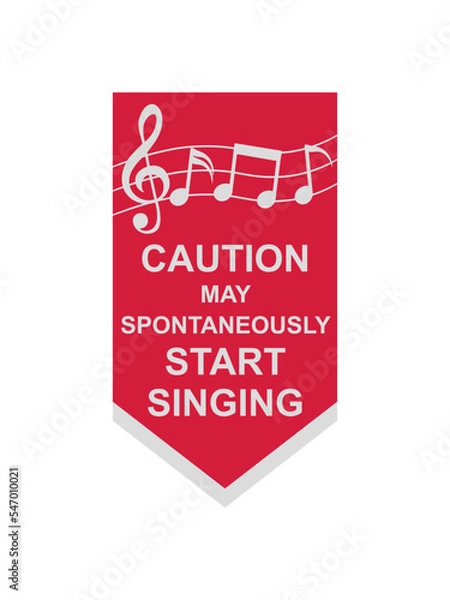 Fototapeta may spontaneously start singing 