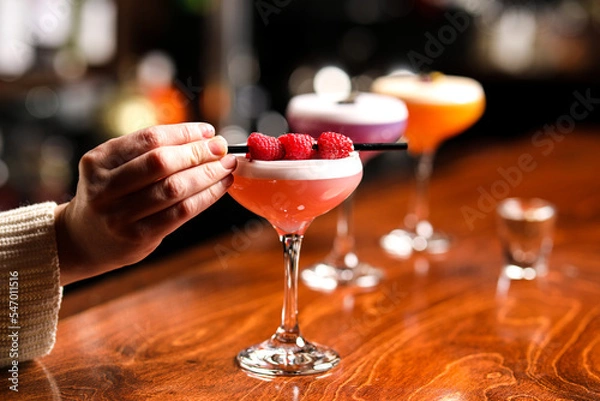 Obraz cocktail in the bar