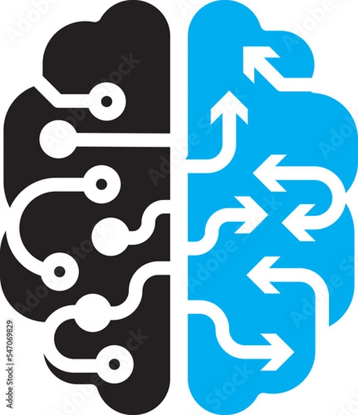 Fototapeta Websites applications and digital art Design Thinking,icon and symbol