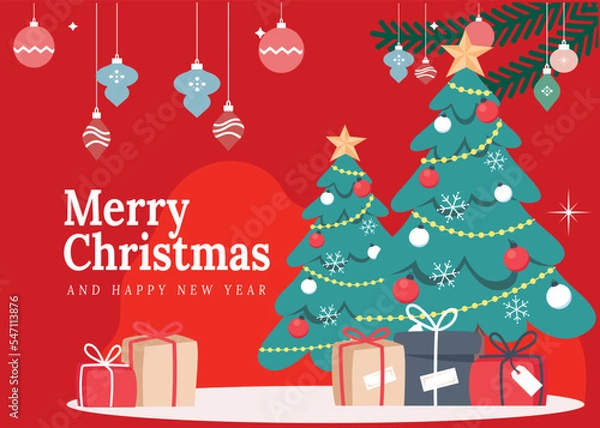 Obraz Gifts under christmas tree