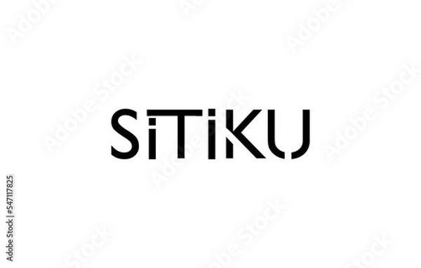 Fototapeta Letter NATURA logo design. Linear creative minimal monogram logo. Graphic alphabet symbol for corporate identity.	