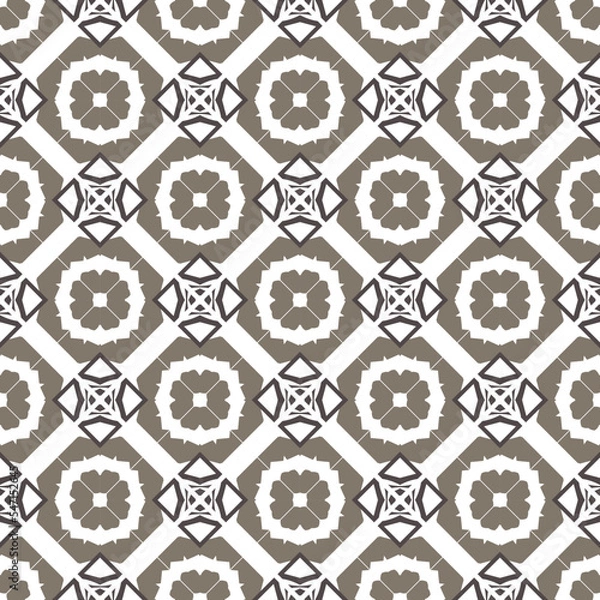 Obraz Geometric pattern. Seamless vector background. Ethnic graphic design.	