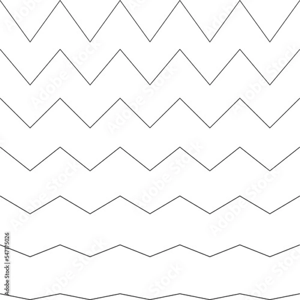 Fototapeta Abstract flow lines  . Fluid wavy shape .Striped linear pattern . Vector illustration