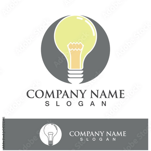 Obraz Light bulb symbol icon