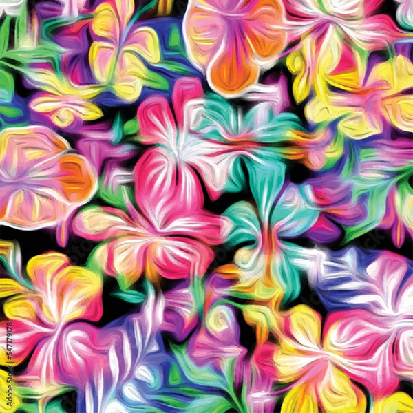 Obraz abstract pattern design. seamless colorfull pattern 