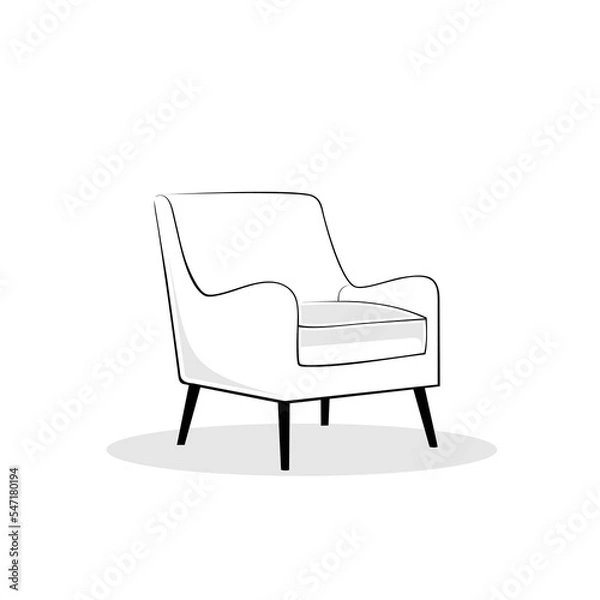 Obraz Furniture and interior design logo