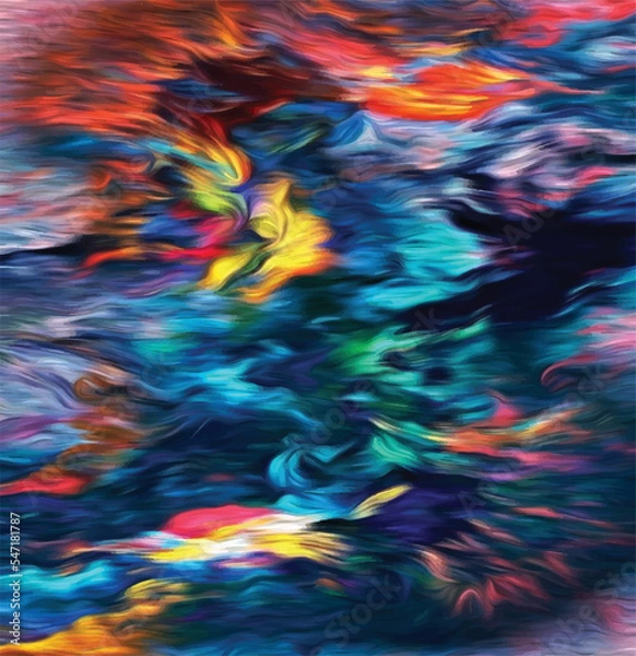 Obraz abstract pattern design. seamless colorfull pattern 