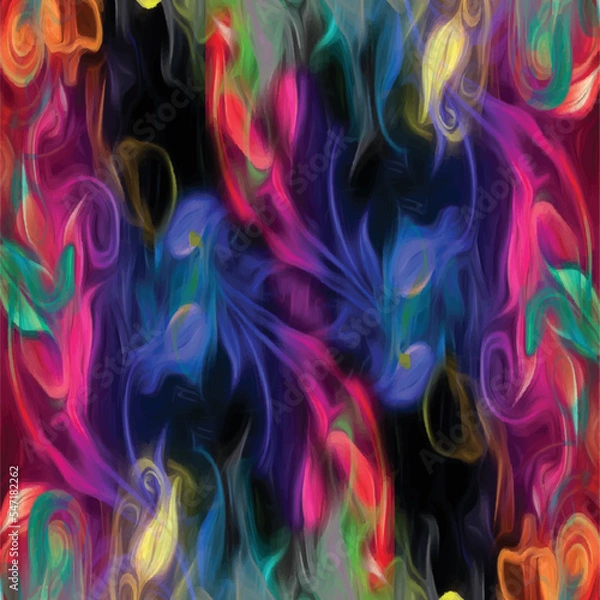 Obraz abstract pattern design. seamless colorfull pattern 