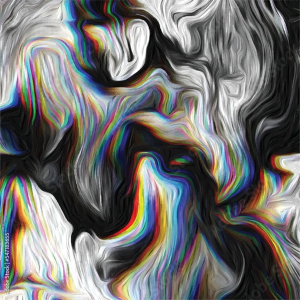 Obraz abstract pattern design. seamless colorfull pattern 