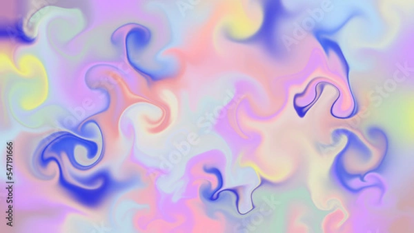 Obraz watercolor art, colorful abstract ink print 