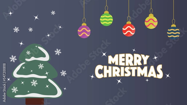 Fototapeta Christmas background, beautiful backdrop element.