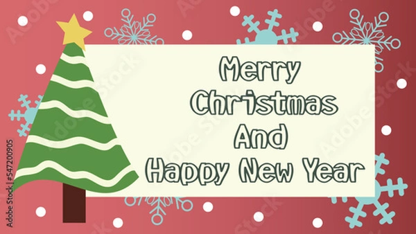 Fototapeta Christmas background, beautiful backdrop element.