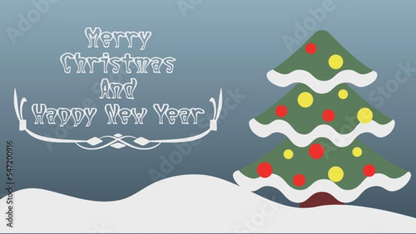 Fototapeta Christmas background, beautiful backdrop element.