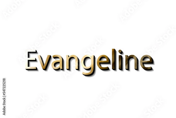 Fototapeta EVANGELINE 3D MOCKUP