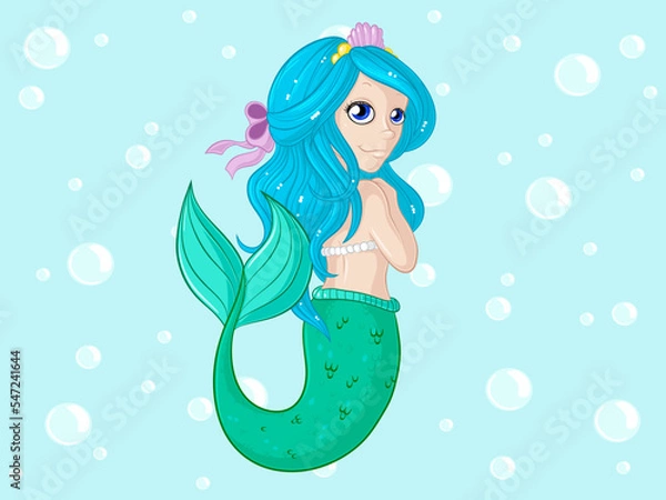 Fototapeta Comic Meerjungfrau
