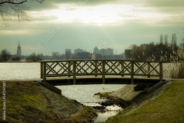 Obraz bridge in the park