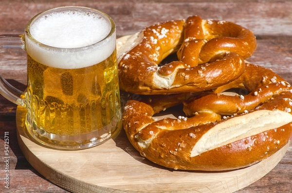Obraz traditional German pretzels
